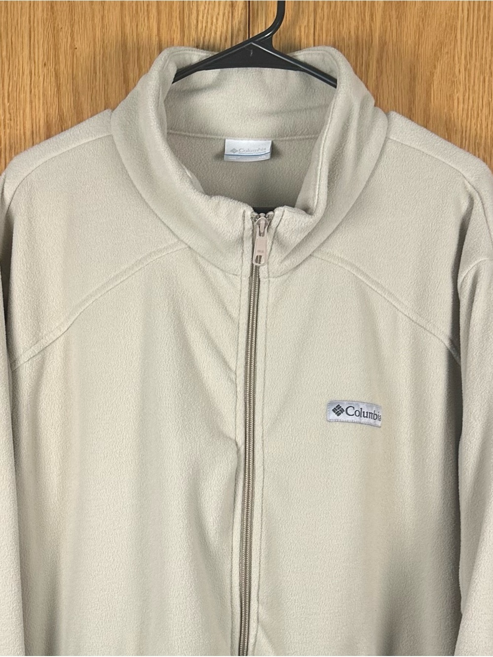 Columbia Light Beige Full-Zip Fleece Jacket - Picture 8 of 8